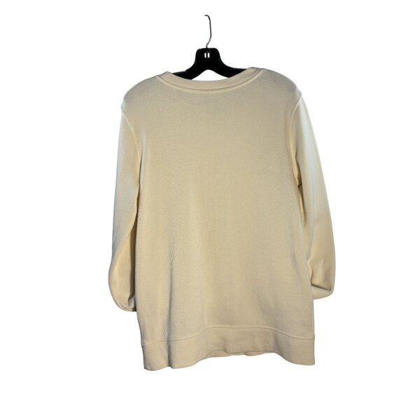 Duluth Trading Co. Beige Crewneck Sweatshirt M 100% Cotton - Picture 5 of 7